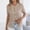 A278 Khaki, variant on Knit Top for Women Cable Pattern Crewneck Short Sleeve Button Down Front Slim Fit Texture Ribbed Cardigan Lightweight Breathable Summer Clothes