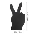 thumbnail image 2 of Tableau Noir en Bois Tableau de Messages Suspendu en Forme Créative Tableau Noir, 2 of 9