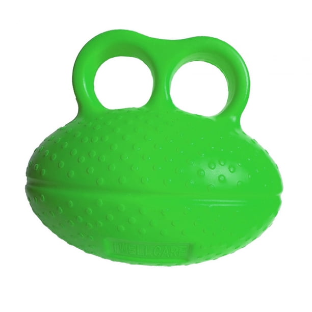 Ejercitador de dedos PU para fortalecer manos, dedos y muñecas. Pelota de ejercicios de agarre. verde