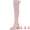 Pink, variant on DARING DIVA Women's Glitter Round Toe Chunky Heel Over the Knee High Boots Pink 9