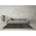thumbnail image 3 of Ahgly Company Indoor Rectangle Abstract Brown Modern Area Rugs, 3' x 5', 3 of 4