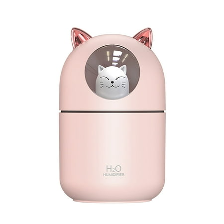 

Discount! Tanune Humidifier Pet Humidifier Spray Moisturizing Air Moisturizing Small Desktop Bedroom Home Mute Aromatherapy Machine 1 Set of Humidifier Pink