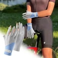 thumbnail image 4 of SHIMELE UV Protection Sun Gloves for Women, Lightweight Breathable Ice Silk Half-Finger Design for Driving, Cycling, Outdoor Activities, 4 of 5