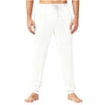 thumbnail image 2 of Bovxnpu Mens Plus Size Pants Men's Pants Casual Trousers with Fabric Elastic Waist and Pockets for Daily Wear, 2 of 8
