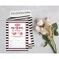 thumbnail image 5 of Inkdotpot 30 Bridal Shower InvitationsStripedWedding Fill-In Style Invites Blank Invites, 5 of 8