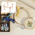 thumbnail image 3 of 1 Set Wooden Embroidery Stand Cross Stitch Ring DIY Embroidery Frame Rack, 3 of 8
