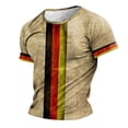 thumbnail image 1 of Playeras De Hombre Camiseta Informal De Verano De Manga Corta Con Cuello Redondo Y Estampado De Letras Y Caras Para Hombre, 1 of 6