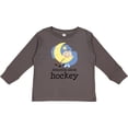 thumbnail image 3 of Inktastic Dreaming About Hockey Boys or Girls Long Sleeve Toddler T-Shirt, 3 of 5