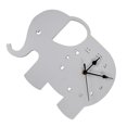 thumbnail image 3 of Reloj de pared con forma de elefante, reloj decorativo de pared silencioso, accesorios de fotografía, 3 of 3