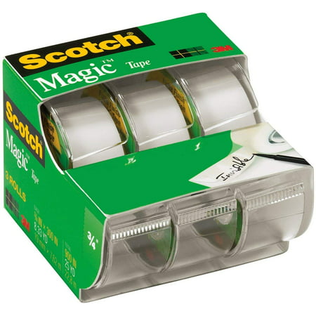 Learning Resources MMM3105 Magic Tape 3/4 Inch X 300 Inches 3 ea, Tape_Type - Invisible By