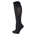 thumbnail image 2 of 4 Pairs Dr. Motion Graduated Compression Knee-hi Women's Socks (Black), 2 of 3
