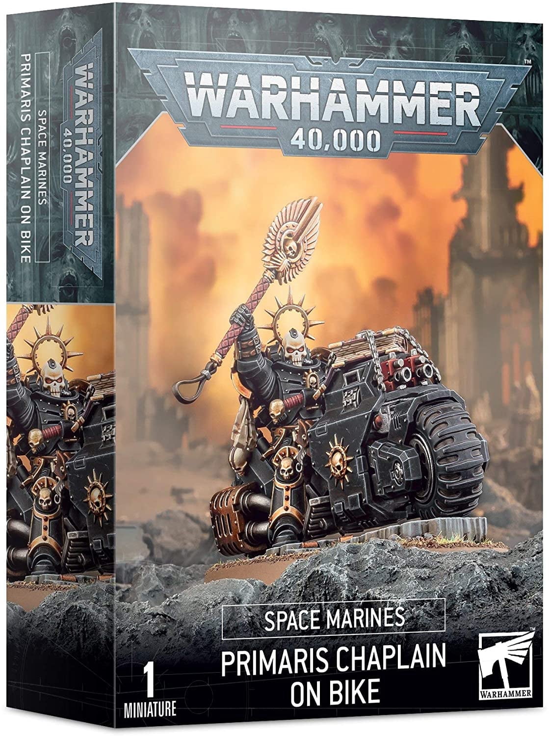 Primaris Chaplain on Bike Space Marines Warhammer 40K