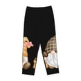 thumbnail image 4 of Balery Coffee Gnome (2) print Women's Pajama Pants,Ultra Lightweight Pjs,Lounge Pant-Large, 4 of 9