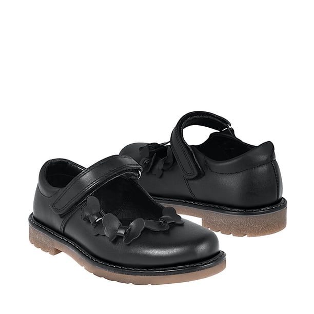 ZAPATOS ESCOLARES STYLO NIÑA 25501 PIEL NEGRO 18-21