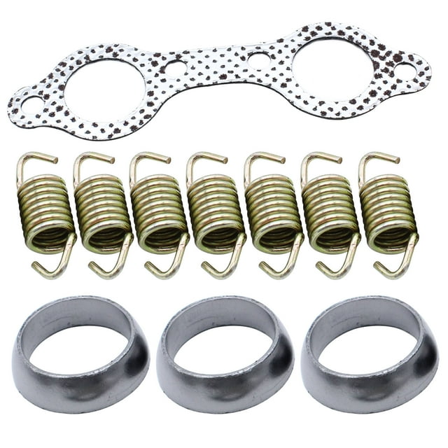 Junta De Colector De Tubo De Escape De Acero Inoxidable Eficiente, Resorte De Colector De Tubo De Escape De Metal, Kit De Reconstrucción De Colector A Prueba De Herrumbre Para Coche Serendint VI005887-00