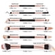 thumbnail image 5 of Set de brochas de maquillaje Docolor de doble cara, 6 unidades, sombra de ojos, 5 of 9