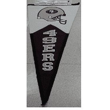 NFL San Francisco (40.5”x17”) Heavy Duty Single Sided Triangle Banner Flag