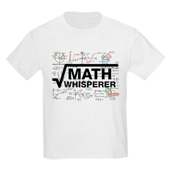 CafePress - Math Whisperer T Shirt - Light T-Shirt Kids XS-XL
