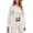 White, variant on Denim Jacket for Women Button Down Hippie Bling Embroidered Pearls Beading Washed Jean Jackets Oversized Y2k Dance Disco Coat with Pockets Blue S