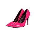 thumbnail image 5 of Women Patent Pointy Toe Skinny Stiletto Heel Pump 18596, 5 of 6