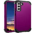 thumbnail image 4 of Decase For Samsung Galaxy A14 6.6 inch,Heavy Duty Shockproof Dual Layer Full Body Rugged Protective Hard PC Case Cover,Purple, 4 of 8