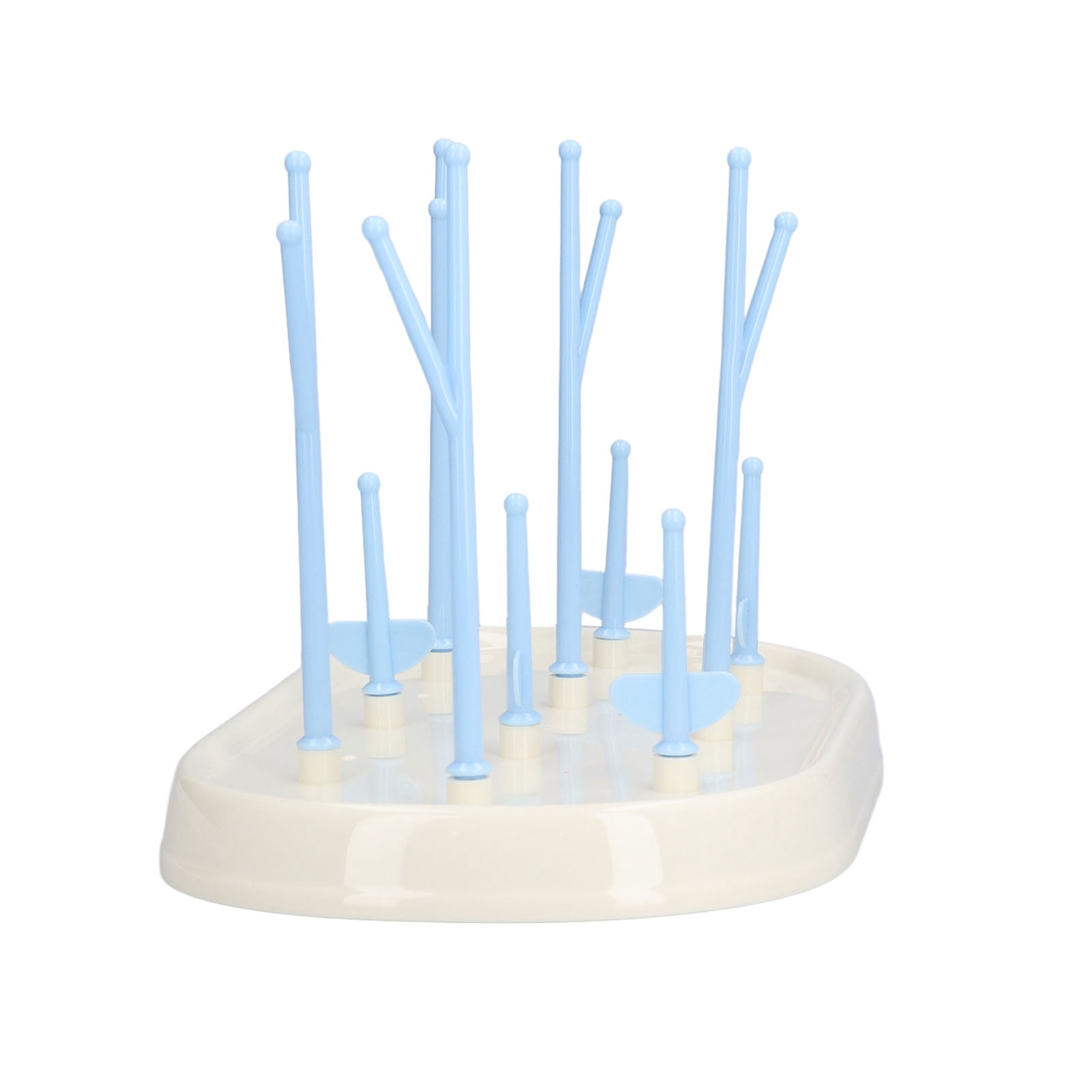 Feeding Bottle Drying Rack Collapsible Portable Baby Feeding Bottle Drying Draining RackBlue