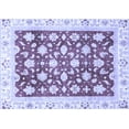 thumbnail image 1 of Ahgly Company Machine Washable Indoor Rectangle Oriental Blue Traditional Area Rugs, 8' x 12', 1 of 4