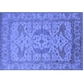 thumbnail image 1 of Ahgly Company Indoor Rectangle Oriental Blue Industrial Area Rugs, 2' x 3', 1 of 4