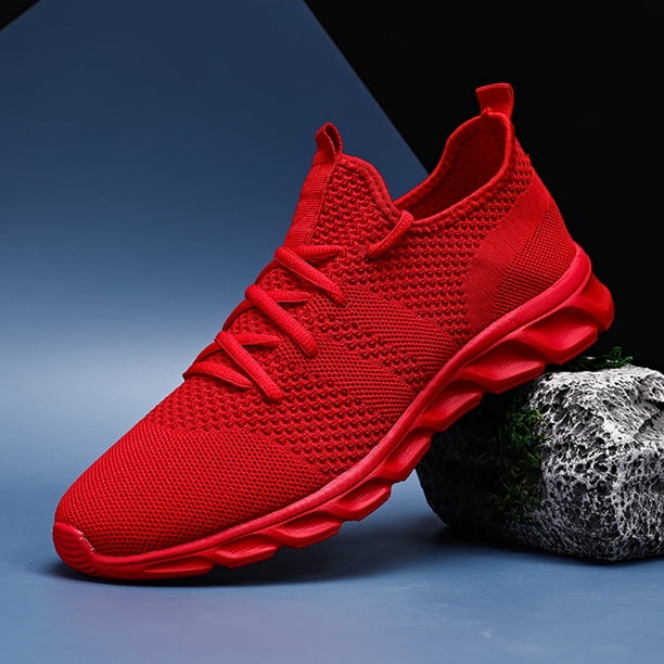 Zapatos de fitness para hombre Zapatos casuales de malla transpirable Zapatos de tenis ligeros con cordones DQrwqpou Tenis De Mujer Tenis De Hombre