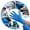 Blue, variant on Nitrile Disposable Gloves Blue, Powder Free Gloves Latex Free - Cleaning Gloves Use for Home, Food Safe, Dye Hair, Tattoo 100 Pack L Size