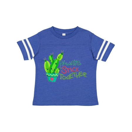 

Inktastic Always Stick Together- Cute Cactus Gift Toddler Boy or Toddler Girl T-Shirt