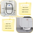 thumbnail image 6 of LAZIOEGR Baby Bathtub Collapsible Bathtub for Newborn, Portable Bathtub, Gray, 6 of 8