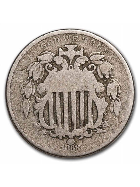 1868 Shield Nickel Good