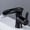 Black cold hot A, variant on Smart Temperature Display Thermostatic Basin Faucet Sink Tap Brass Deck Mount Cold Hot Water Mixer Bathroom Washing Tub Taps