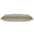 thumbnail image 5 of LR Home Elia Natural/Black Striped Cotton Fringed Adult Decorative Lumbar Pillow, 5 of 10