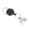 thumbnail image 1 of Tebru 60cm Nylon Wire Rope Retractable Key Ring Keychain Recoil Keyring for Outdoor Use, Keychain, Keyring, 1 of 8