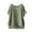 002_Green, variant on Yellow Floral Plus Size Tops, Linen Plus Size Blouse For Women, Plus Size Work Clothes, Women's Summer Short Sleeve Solid Casual Loose Linen Top