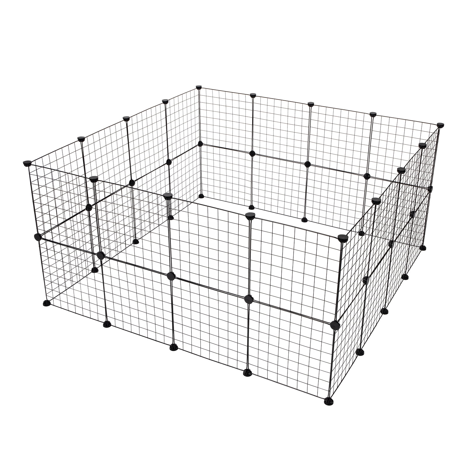 XIlee Pet Playpen, Small Animals Supplies,32 Panels Exercise Playpens Cage,Guinea Pig Cages, Rabbit Playpen, Dog/ Puppy Playpen, Indoor Portable Metal Wire Yard Fence