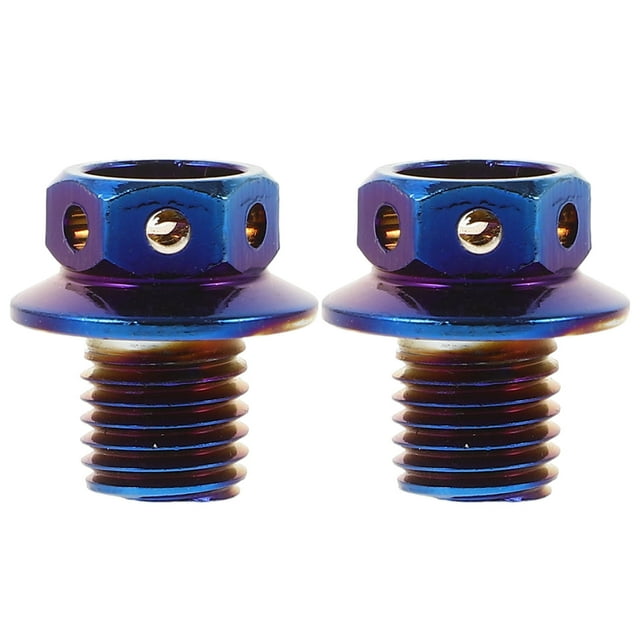 CRAFTHROU 2Ud Tornillos Para Espejo Retrovisor De Motocicleta De Inoxidable Color Para Modificación Segura