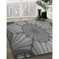 thumbnail image 3 of Ahgly Company Machine Washable Indoor Rectangle Transitional Grey Gray Area Rugs, 7' x 9', 3 of 7