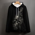 thumbnail image 5 of LAOLIUSN Soul Men's Skull Pattern 3D Print Fashion Design Hoodies Sweatshirt, S-4XL, 5 of 7