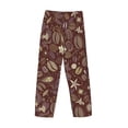thumbnail image 5 of Goofa Coffee and Flowers Printed Soft Pajama Pants for Men, Wide Leg Comfy Casual Lounge Yoga Pants-Small, 5 of 9