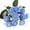 Blue, variant on SPRING PARK 1 Bouquet Rose Flowers Plants Artificial Fake Flower for Home Hotel Office Wedding Party Garden Craft Art Décor Pu Silk Bridal Bouquet,Birthday Bunch Floral