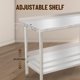 thumbnail image 4 of Yeshouse Mesa de acero inoxidable para preparación y trabajo con protector contra salpicaduras, mesa de cocina resistente con estante inferior ajustable y patas para restaurantes, hogares y hoteles, 4 of 6