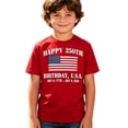 thumbnail image 4 of MEZZALL Child Boys T-Shirts Independence Day Patriotic 4th Of July T Shirt Kids Toddler Youth Red White Print O-Neck 1776-2026 Breathable Short Sleeve Tops, 4 of 4