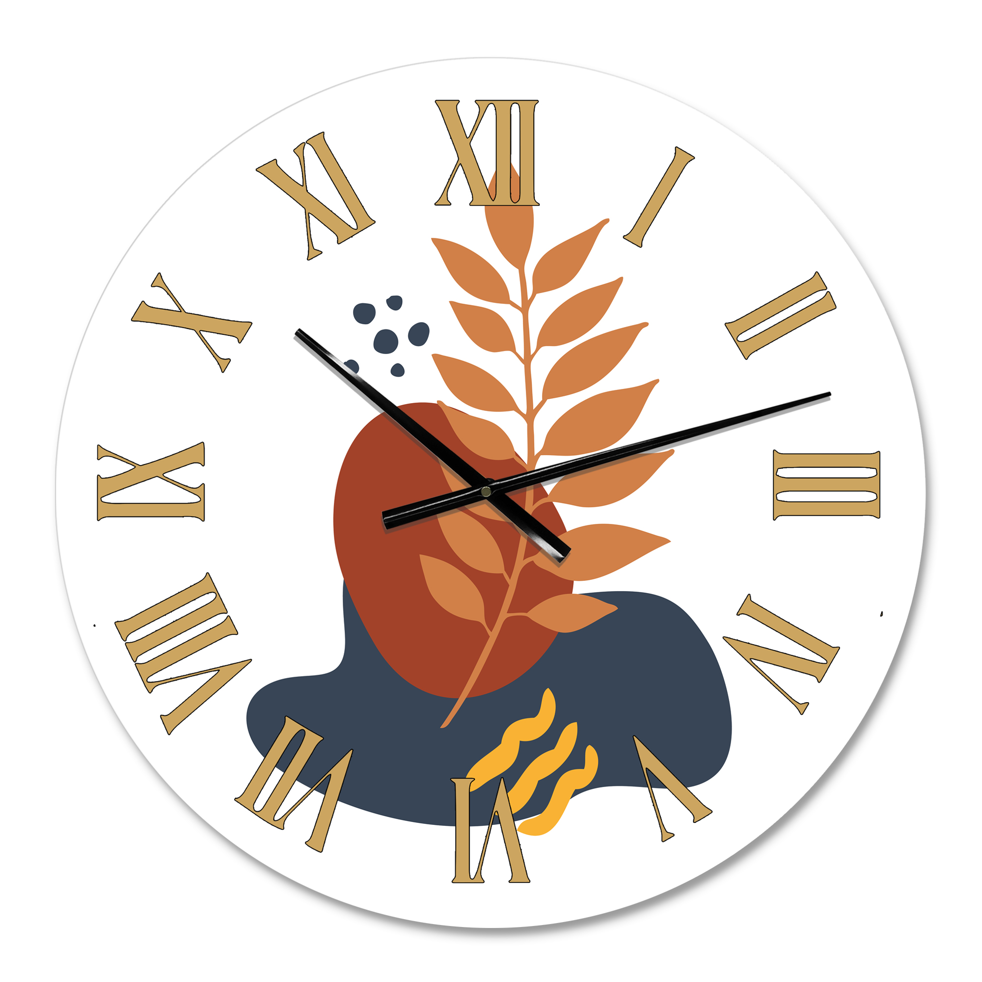 Designart 1 in Quartz Modern/Contemporary Wall Clock