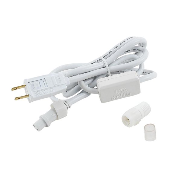 Novelty Lights LED Rope Light Connector Kit, 6' Long, 2 Wire, Made For 1/2" Rope Light