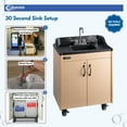 thumbnail image 6 of Ozark River Manufacturing Lil Premier, Child Height Portable Sink Handwashing Station for Kids, Hot Water Handwashing for Daycares and Classrooms, 110V, 6 of 9