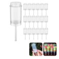 thumbnail image 4 of 40Pcs Food Pusher Round Shaped Push-Pops Cake Cup with Lid Cake Push Pops Containers Cakepop Round P, 4 of 5