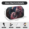 thumbnail image 5 of Kdxio Ocean Seahorse for Double Compartment Pen Case Oxford Organizer with Zipper Pockets for Students Artists, 5 of 7